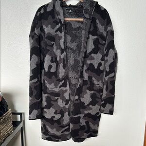 Barefoot dreams Camouflage Hooded Cardigan